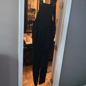 Black overalls